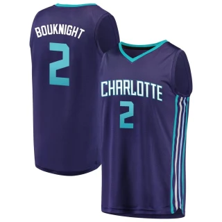 Youth James Bouknight Charlotte Hornets Purple Fast Break Fanatics Brand Jersey - Statement Edition
