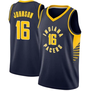 Youth James Johnson Indiana Pacers Navy Swingman Jersey - Icon Edition