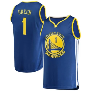 Youth JaMychal Green Golden State Warriors Gold Fast Break Royal Jersey - Icon Edition