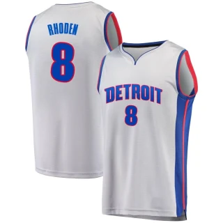 Youth Jared Rhoden Detroit Pistons Gray Fast Break Alternate Jersey - Statement Edition