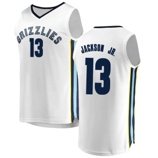Youth Jaren Jackson Jr. Memphis Grizzlies White Fast Break Jersey - Association Edition