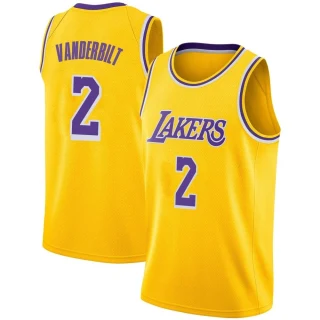 Youth Jarred Vanderbilt Los Angeles Lakers Gold Swingman 2018/19 Jersey - Icon Edition