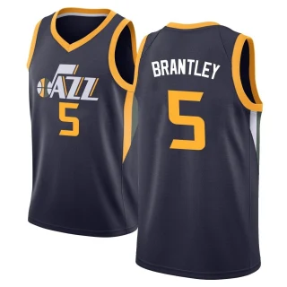 Youth Jarrell Brantley Utah Jazz Navy Swingman Jersey - Icon Edition