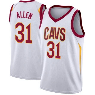 Youth Jarrett Allen Cleveland Cavaliers White Swingman Jersey - Association Edition
