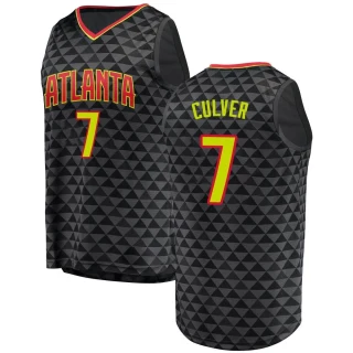 Youth Jarrett Culver Atlanta Hawks Black Fast Break Jersey - Icon Edition