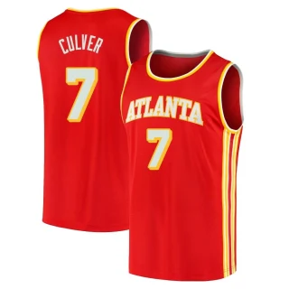 Youth Jarrett Culver Atlanta Hawks Red Fast Break 2020/21 Jersey - Icon Edition