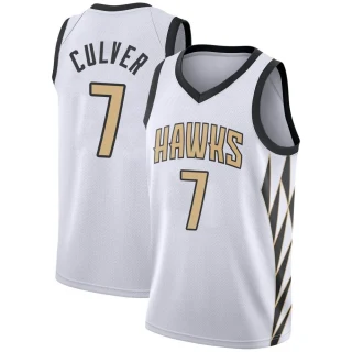 Youth Jarrett Culver Atlanta Hawks White Swingman 2018/19 Jersey - City Edition