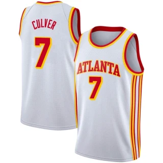 Youth Jarrett Culver Atlanta Hawks White Swingman 2020/21 Jersey - Association Edition