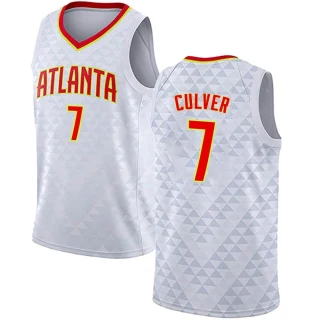 Youth Jarrett Culver Atlanta Hawks White Swingman Jersey - Association Edition