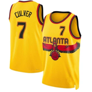Youth Jarrett Culver Atlanta Hawks Yellow Swingman 2021/22 City Edition Jersey