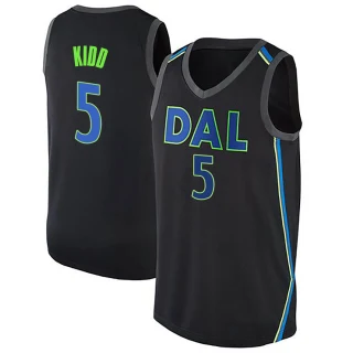 Youth Jason Kidd Dallas Mavericks Black Swingman Jersey - City Edition