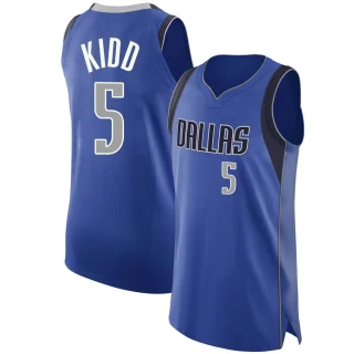Youth Jason Kidd Dallas Mavericks Royal Authentic 2020/21 Jersey - Icon Edition