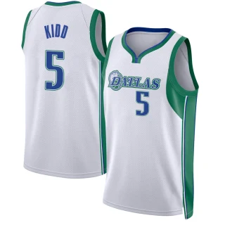 Youth Jason Kidd Dallas Mavericks White Swingman 2021/22 City Edition Jersey
