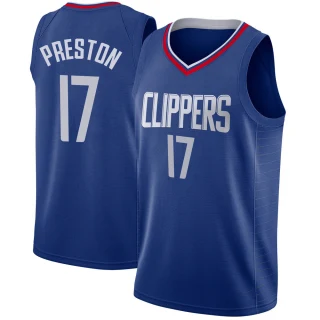 Youth Jason Preston Los Angeles Clippers Blue Swingman Jersey - Icon Edition