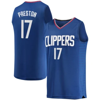 Youth Jason Preston Los Angeles Clippers Royal Fast Break Jersey - Icon Edition