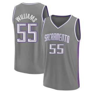 Youth Jason Williams Sacramento Kings Gray Fast Break 2022/23 City Edition Jersey
