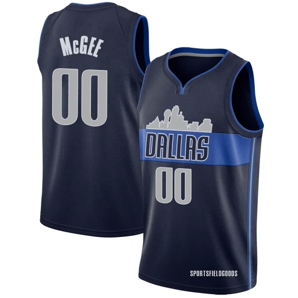 Youth JaVale McGee Dallas Mavericks Navy Swingman Jersey - Statement Edition