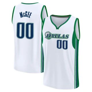 Youth JaVale McGee Dallas Mavericks White Fast Break 2021/22 Replica City Edition Jersey