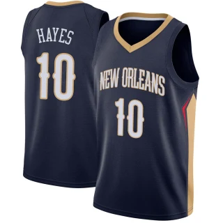 Youth Jaxson Hayes New Orleans Pelicans Navy Swingman Jersey - Icon Edition