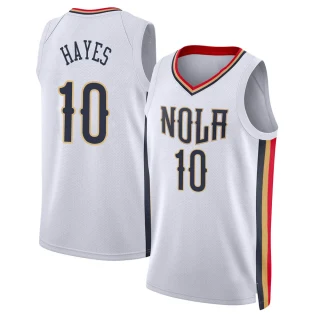 Youth Jaxson Hayes New Orleans Pelicans White Swingman 2021/22 City Edition Jersey