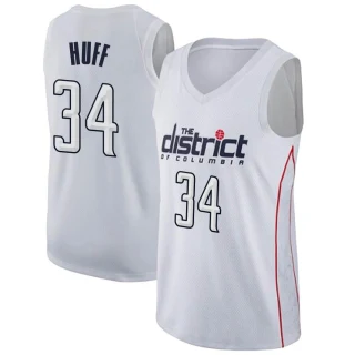 Youth Jay Huff Washington Wizards White Swingman Jersey - City Edition