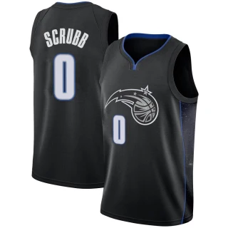 Youth Jay Scrubb Orlando Magic Black Swingman 2018/19 Jersey - City Edition
