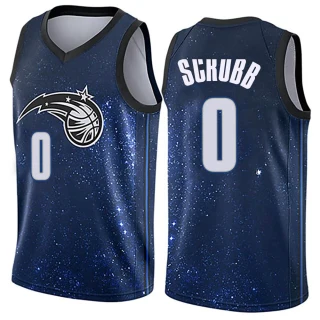 Youth Jay Scrubb Orlando Magic Blue Swingman Jersey - City Edition