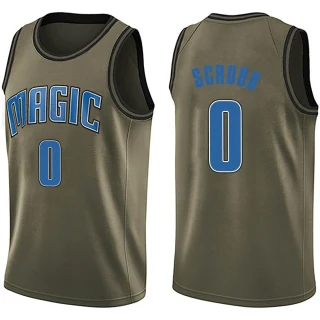Youth Jay Scrubb Orlando Magic Green Swingman Salute to Service Jersey