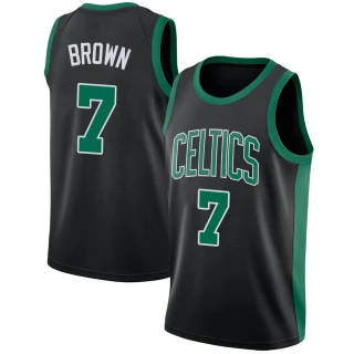 Youth Jaylen Brown Boston Celtics Black Swingman Jersey - Statement Edition