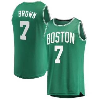 Youth Jaylen Brown Boston Celtics Green Fast Break Jersey - Icon Edition