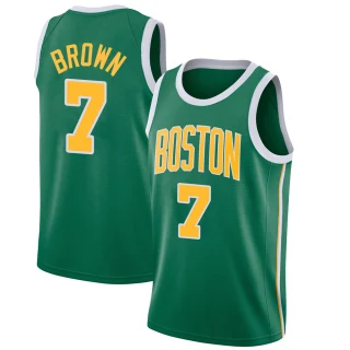 Youth Jaylen Brown Boston Celtics Green Swingman 2018/19 Jersey - Earned Edition