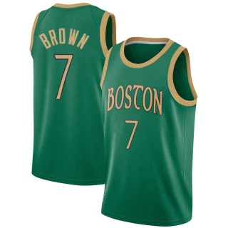 Youth Jaylen Brown Boston Celtics Green Swingman 2019/20 Jersey - City Edition