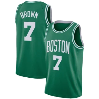 Youth Jaylen Brown Boston Celtics Green Swingman Jersey - Icon Edition