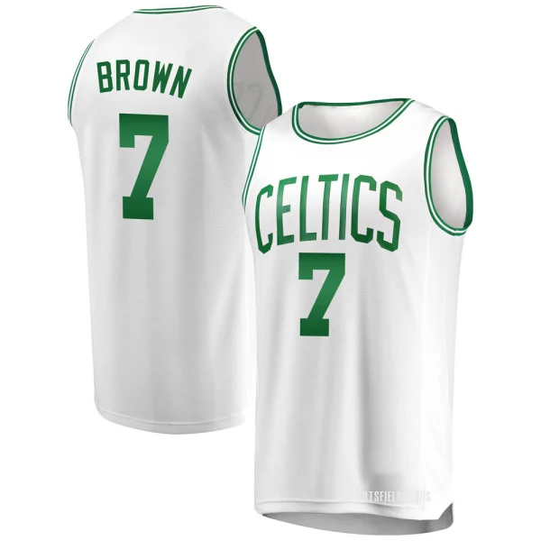 Youth Jaylen Brown Boston Celtics White Fast Break Jersey - Association Edition