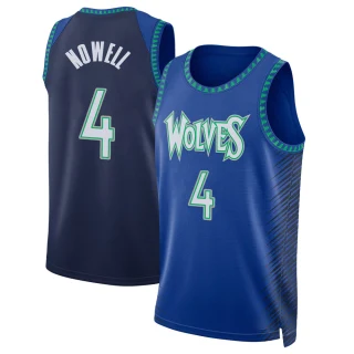 Youth Jaylen Nowell Minnesota Timberwolves Blue Swingman 2021/22 City Edition Jersey