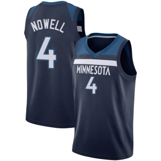 Youth Jaylen Nowell Minnesota Timberwolves Navy Swingman Jersey - Icon Edition