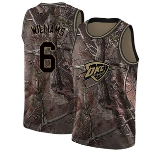 Youth Jaylin Williams Oklahoma City Thunder Camo Swingman Realtree Collection Jersey