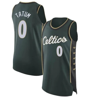 Youth Jayson Tatum Boston Celtics Green Authentic 2022/23 City Edition Jersey