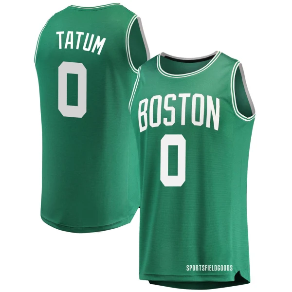 Youth Jayson Tatum Boston Celtics Green Fast Break Jersey - Icon Edition