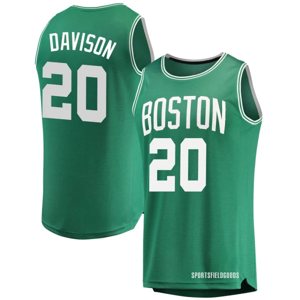 Youth JD Davison Boston Celtics Green Fast Break Jersey - Icon Edition