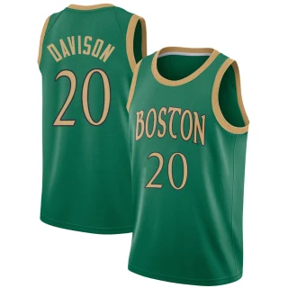 Youth JD Davison Boston Celtics Green Swingman 2019/20 Jersey - City Edition