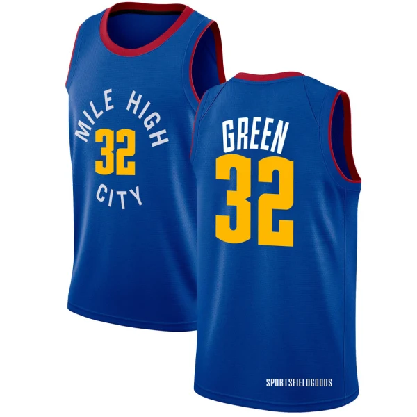 Youth Jeff Green Denver Nuggets Blue Swingman Jersey - Statement Edition