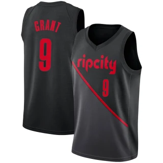 Youth Jerami Grant Portland Trail Blazers Black Swingman 2018/19 Jersey - City Edition