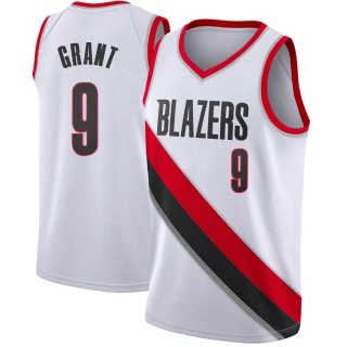 Youth Jerami Grant Portland Trail Blazers White Swingman Jersey - Association Edition