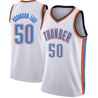 Youth Jeremiah Robinson-Earl Oklahoma City Thunder White Swingman Jersey - Association Edition