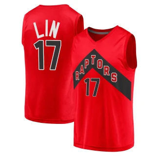 Youth Jeremy Lin Toronto Raptors Red Fast Break 2020 Jersey - Icon Edition