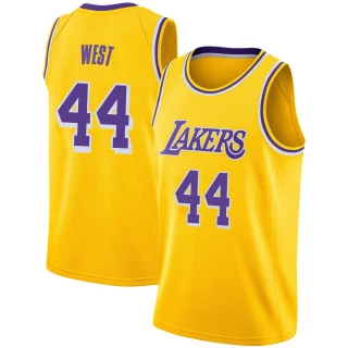 Youth Jerry West Los Angeles Lakers Gold Swingman 2018/19 Jersey - Icon Edition