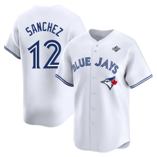 Youth Jesus Sanchez Toronto Blue Jays White Limited Home 2025 World Series Jersey
