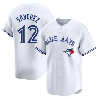 Youth Jesus Sanchez Toronto Blue Jays White Limited Home Jersey