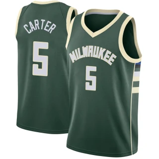 Youth Jevon Carter Milwaukee Bucks Green Swingman Jersey - Icon Edition